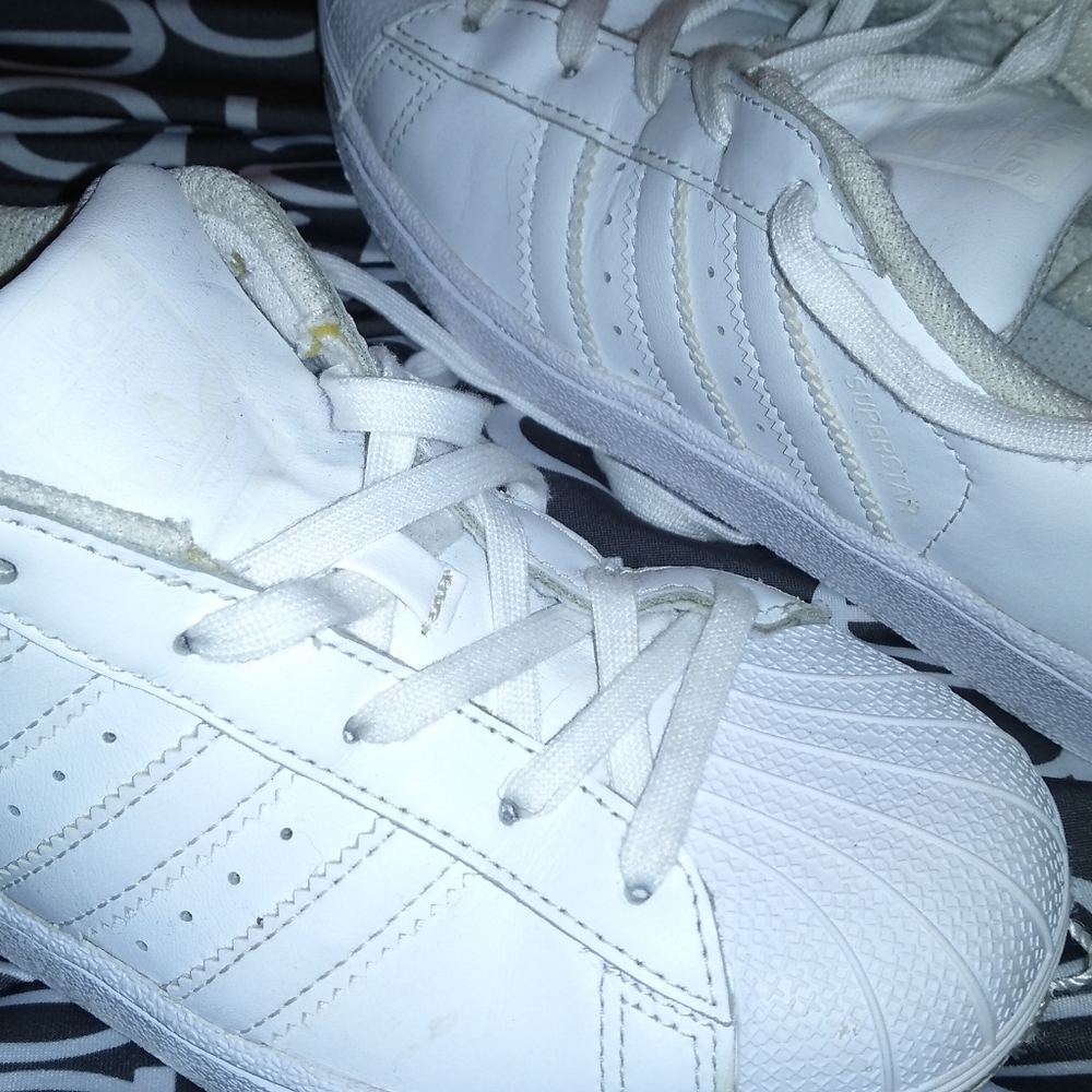Great Like New Condition All White Adidas